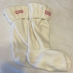 Hunter boot socks. Cable knit. Never worn